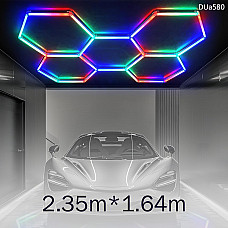 RGB LED осветление Пчелна пита за таван и гараж- DUa580